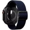 VONMÄHLEN Woven Loop voor 44/45/46/49mm Apple Watch, navy zwart