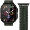 VONMÄHLEN Woven Loop voor Apple Watch 44/45/46/49mm, olijf zwart