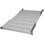 IT-BUDGET 19 inch vaste rackbodem / apparatuurlade, 150 kg draagvermogen, 750 mm diepte, lichtgrijs 90ITB19FBX750G