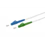 METZ CONNECT 151P7JOJA20E LC-S/LC-S APC OS2 singlemode glasvezel-patchkabel, 2 m, wit, LSZH
