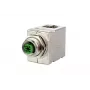 METZ MWN911A115 M12 A-gecodeerde 4-polige sensor/actuator inbouwstekkerverbinder, paneeldoorvoer, stekker naar bus, IP67