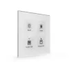 MDT BE-GTT4W.01 glazen taster Plus 4-voudig wit met temperatuursensor