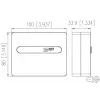 METZ BTR NETCOM OpDAT ADT lege adapterplaat voor 4x SC simplex / 2x LC duplex, zuiverwit 1501100000HC
