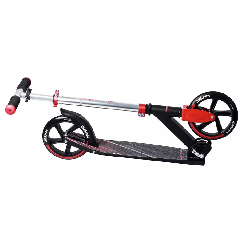 MUUWMI AU 565 aluminium trapstep, rood, 205 mm wielen