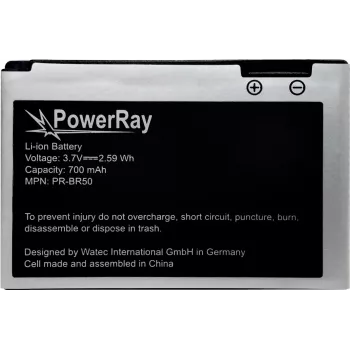 PowerRay PR-616-0728 vervangaccu voor iPhone 5S, 1560 mAh, Li-Po, bulk