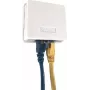 IT-BUDGET Cat.6A UTP opbouw netwerkdoos, 2 x RJ45, zuiverwit, horizontale kabelinvoer, PoE+ 90ITBDDAPE