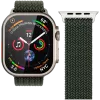 VONMÄHLEN geweven loop voor Apple Watch 40/41/42mm, olijf