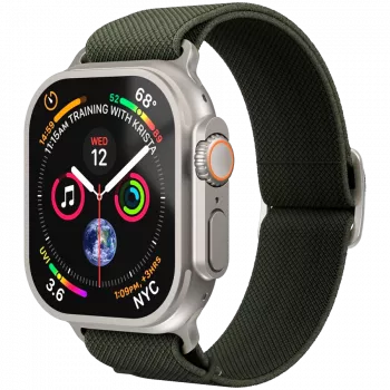 VONMÄHLEN Classic Nylon Loop 44, 45, 46, 49mm one-size, olijf