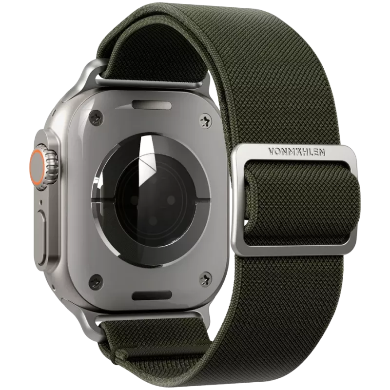 VONMÄHLEN Classic Nylon Loop 44, 45, 46, 49mm one-size, olijf