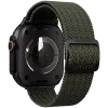 VONMÄHLEN Woven Loop voor Apple Watch 40/41/42mm, olijf zwart