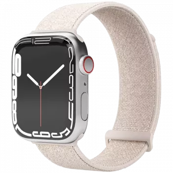 VONMÄHLEN Fitness Loop 2 armband voor Apple Watch 44/45/46/49mm, crème