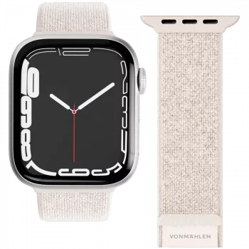 VONMÄHLEN Fitness Loop 2 armband voor Apple Watch 40/41/42mm, crème