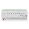 MDT AKI-1216.04 KNX schakelactor, 12-kanaals, 12 TE DIN-rail, 16/20 A, 230 V AC, capacitieve last 200 µF