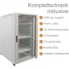 IT-BUDGET 19 inch serverrack SRK compleetset - 27U - 800x1000 mm - glazen/stalen deur - 4 actieve ventilatoren - PDU - legplanken - flatpack - lichtgrijs 90ITB19SRK27810GG