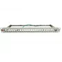 IT-BUDGET 19 inch 24-poorts Keystone patchpaneel, 1U, onbezet, lichtgrijs 90ITBMT24PORTG