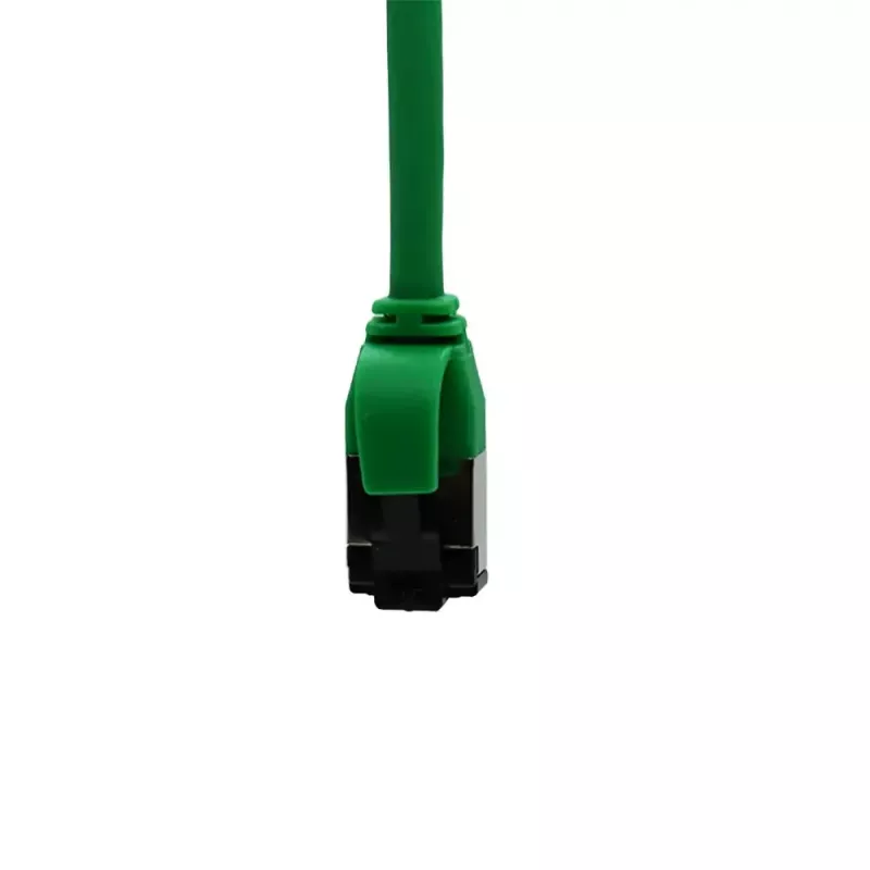 IT-BUDGET Cat.8.1 slim patchkabel, S/FTP, 40 Gbps, 2000 MHz, groen, 0,15 m 90ITBSLIM81PK015GR