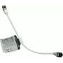 IT-BUDGET Cat.8.1 Slim patchkabel S/FTP 28 AWG massief koper LSZH wit 0,15 m 40Gbps PoE+ 90ITBSLIM81PK015W
