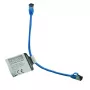 IT-BUDGET Cat.8.1 Slim Ethernet-patchkabel, S/FTP, 40Gbps, 2000MHz, LSZH, PoE+, blauw, 0,5m 90ITBSLIM81PK050B