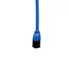 IT-BUDGET Cat.8.1 Slim Ethernet-patchkabel, S/FTP, 40Gbps, 2000MHz, LSZH, PoE+, blauw, 0,5m 90ITBSLIM81PK050B