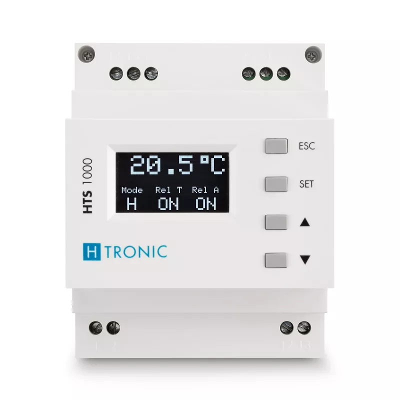 H-TRONIC HTS 1000 DIN-rail temperatuurschakelaar -99°C tot +850°C 1114690