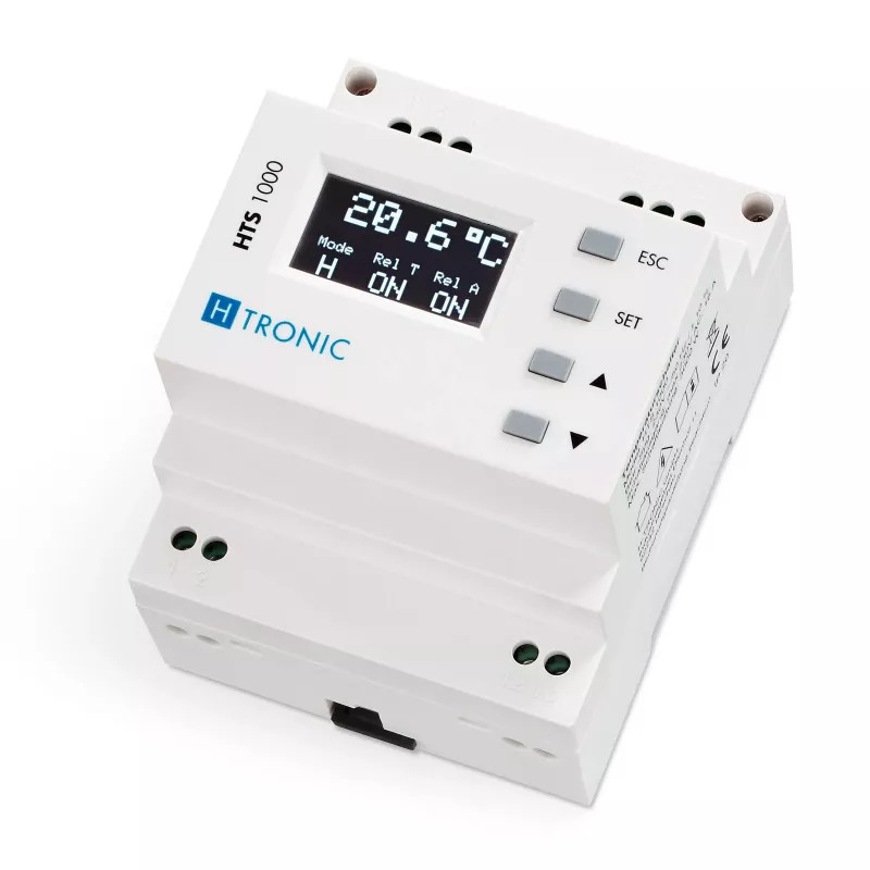 H-TRONIC HTS 1000 DIN-rail temperatuurschakelaar -99°C tot +850°C 1114690
