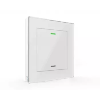 MDT BE-GTL1TW.01 Glass Switch II Light 1-voudig RGBW KNX glastaster, wit