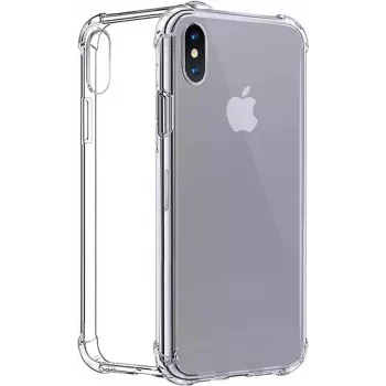 CYOO Four Corners siliconen hoes voor Apple iPhone XS Max - transparant