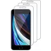 JETech displayscherm van gehard glas voor iPhone SE 3/2 (2022/2020) 4,7 inch - 3-pack, 9H, 2.5D, hoesvriendelijk