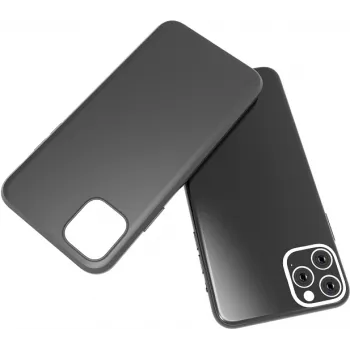 CYOO Premium Apple iPhone 11 Pro hoes zwart vloeibare siliconen hard cover (CY121023)
