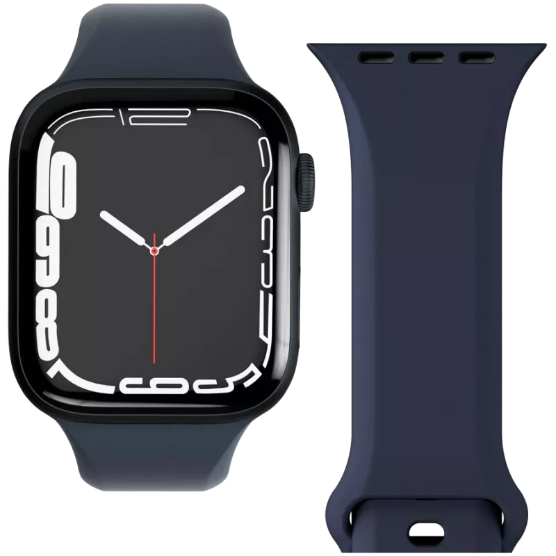 VONMÄHLEN Classic band 2 voor Apple Watch 44/45/46/49mm, navy