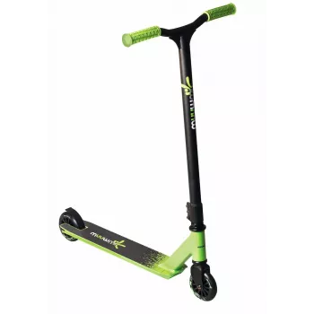 MUUWMI AU 399 stuntstep 100 mm zwart/groen