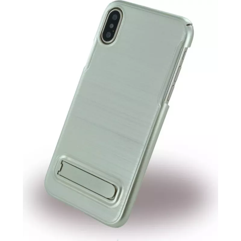 CYOO Brushed Stand – hardcover – Apple iPhone X – goud