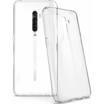CYOO siliconen hoes voor OPPO Reno2 – ultradunne transparante achterkanthoes CY121602