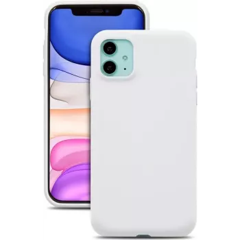 CYOO Premium vloeibaar siliconen hoes voor Apple iPhone 12 mini – wit CY121873
