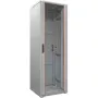 IT-BUDGET 19 inch serverrack SRK 42U 600x1000 mm glas-/stalen deur flatpack lichtgrijs 90ITB19SRK42610GGN