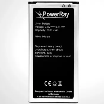PowerRay accu PR-S5 voor Samsung Galaxy S5, 2800 mAh, bulk (PR-S5)
