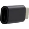 CYOO Lightning naar USB-C adapter – zwarte converter voor opladen en gegevensoverdracht (CY122090)