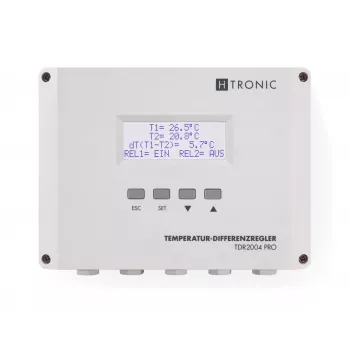 H-Tronic TDR 2004 PRO temperatuurverschilregelaar, -99 tot +850 °C 1114770