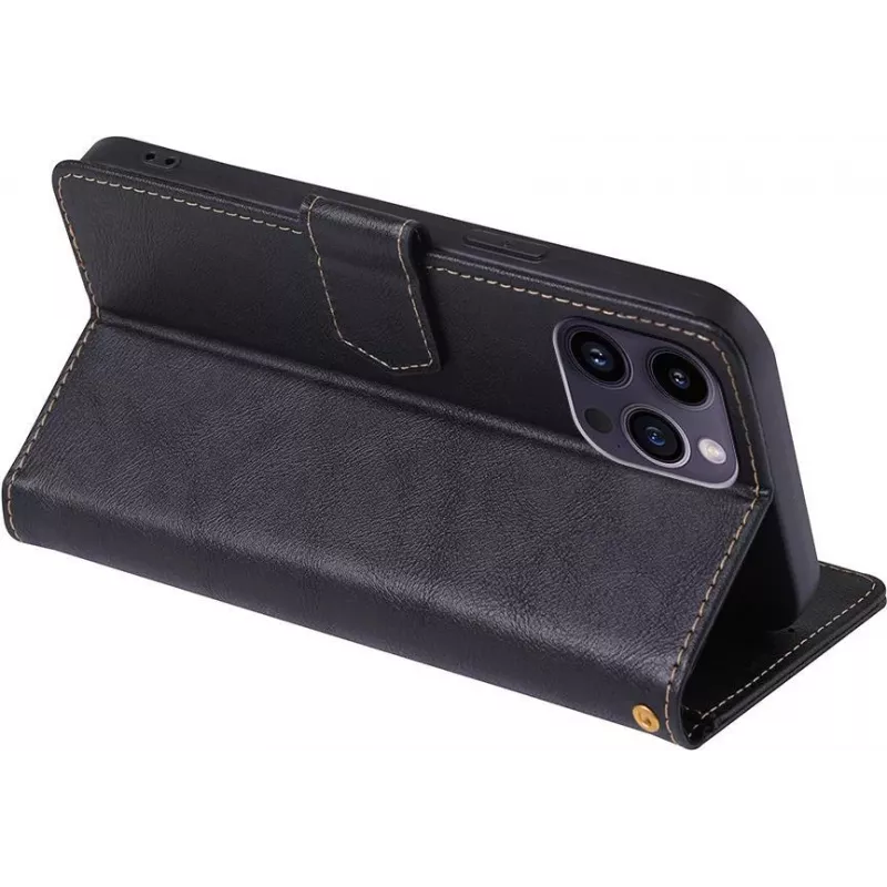 CYOO Premium BookCase Wallet hoes voor Apple iPhone 14 Pro Max – zwart CY122794