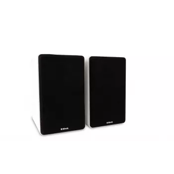 AUDIOBLOCK S-250 WS 2-weg passieve boekenplankluidspreker, paar, wit, 50 W RMS, 4 ohm, basreflex AB2701-004