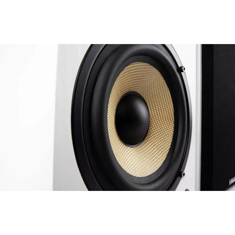 AUDIOBLOCK S-250 WS 2-weg passieve boekenplankluidspreker, paar, wit, 50 W RMS, 4 ohm, basreflex AB2701-004