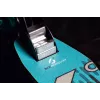 Six Degrees AU 514 step 230 mm voorwiel / 215 mm achterwiel, turquoise