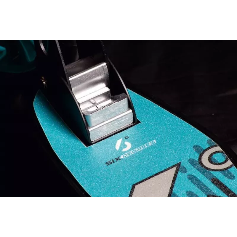 Six Degrees AU 514 step 230 mm voorwiel / 215 mm achterwiel, turquoise