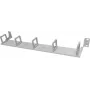 IT-BUDGET 19 inch 1U kabelmanagementpaneel met 5 naar voren versprongen horizontale kabelogen, lichtgrijs 90ITBKMAKB1HEG