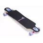 MUUWMI AU 560 longboard compact cruiser skateboard, ABEC 7 kogellagers, LED-lichtwielen, 7-laags Canadees esdoornhout