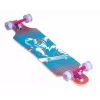 MUUWMI AU 560 longboard compact cruiser skateboard, ABEC 7 kogellagers, LED-lichtwielen, 7-laags Canadees esdoornhout