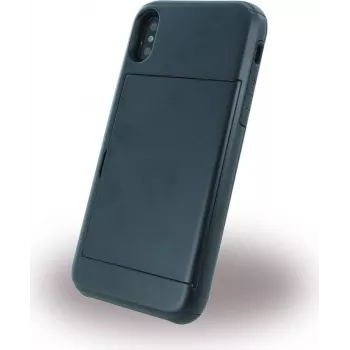 CYOO Slid Style kaartvak hard cover voor Apple iPhone X – zwart