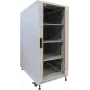 IT-BUDGET 19 inch netwerkkast SRK compleetset 22U 600x800mm glazen frontdeur lichtgrijs 99ITB19SRK2268GGM