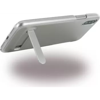 CYOO Brushed Stand hoes voor Apple iPhone X / XS - zilver