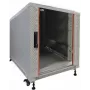 IT-BUDGET 19 inch Serverrack SRK 12U 600x1000 mm Glas Voordeur Lichtgrijs 90ITB19SRK12610GGN